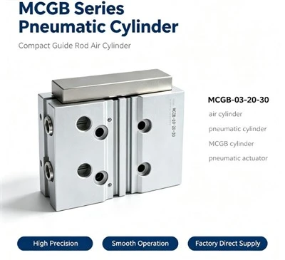 MCGB-03-32-100 Mini Twin-Guide օդաճնշական բալոն